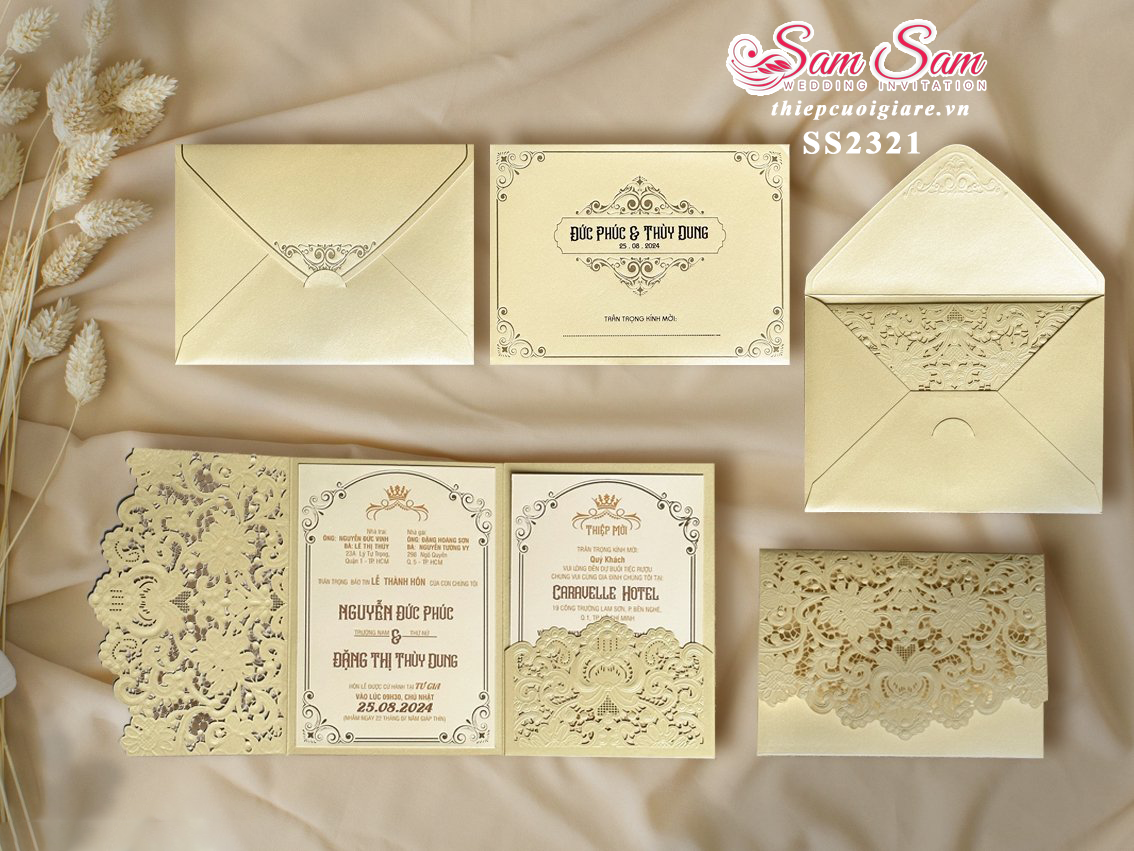 Xu Hướng Cưới Hỏi Sang Trọng & Hiện Đại – Top 10 Mẫu Thiệp Cưới Hot Nhất 2025