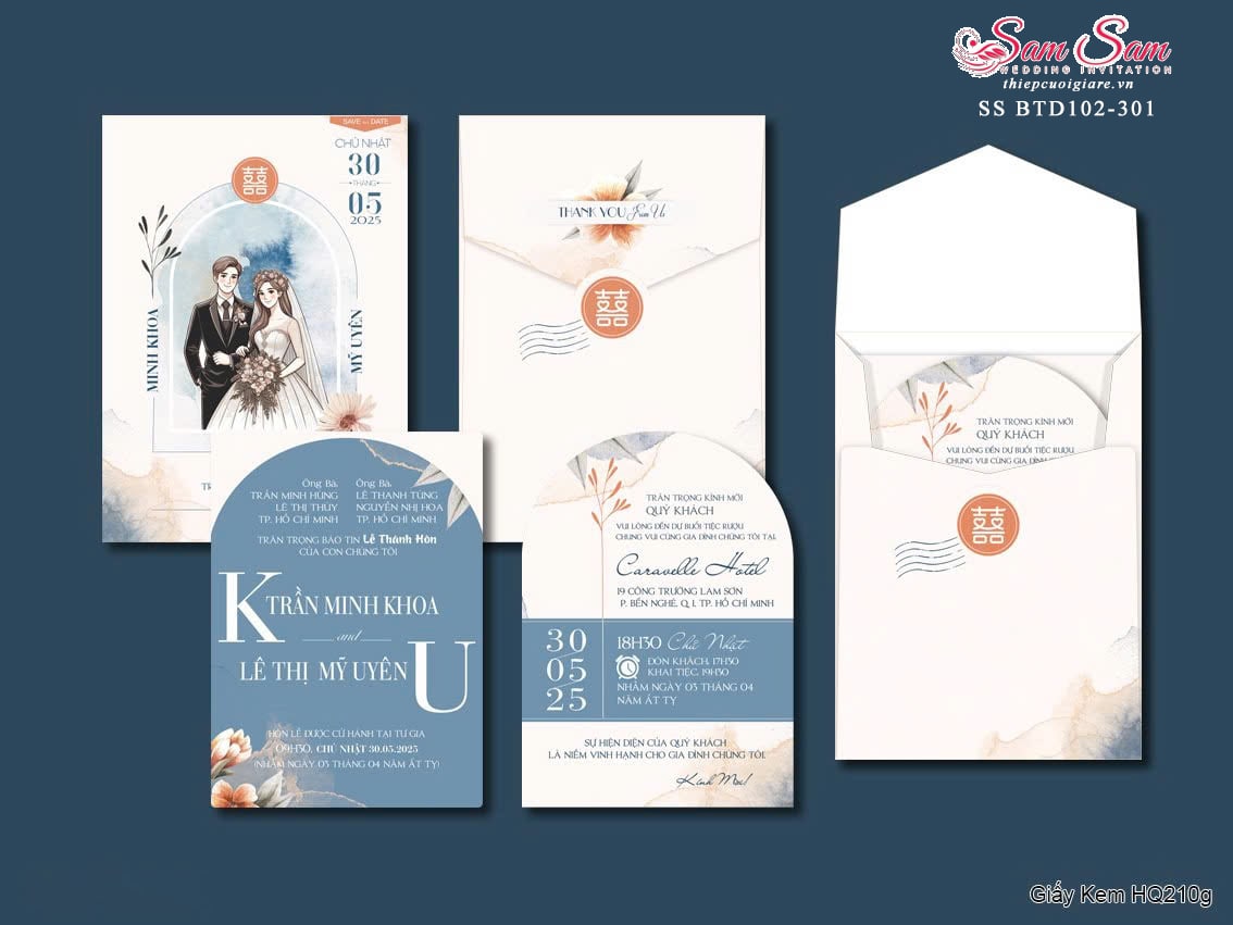 Xu Hướng Cưới Hỏi Sang Trọng & Hiện Đại – Top 10 Mẫu Thiệp Cưới Hot Nhất 2025