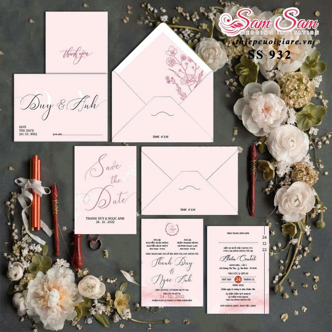 thiệp cưới năm 2025 