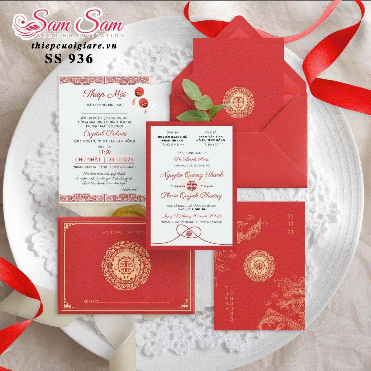 thiệp cưới năm 2025 